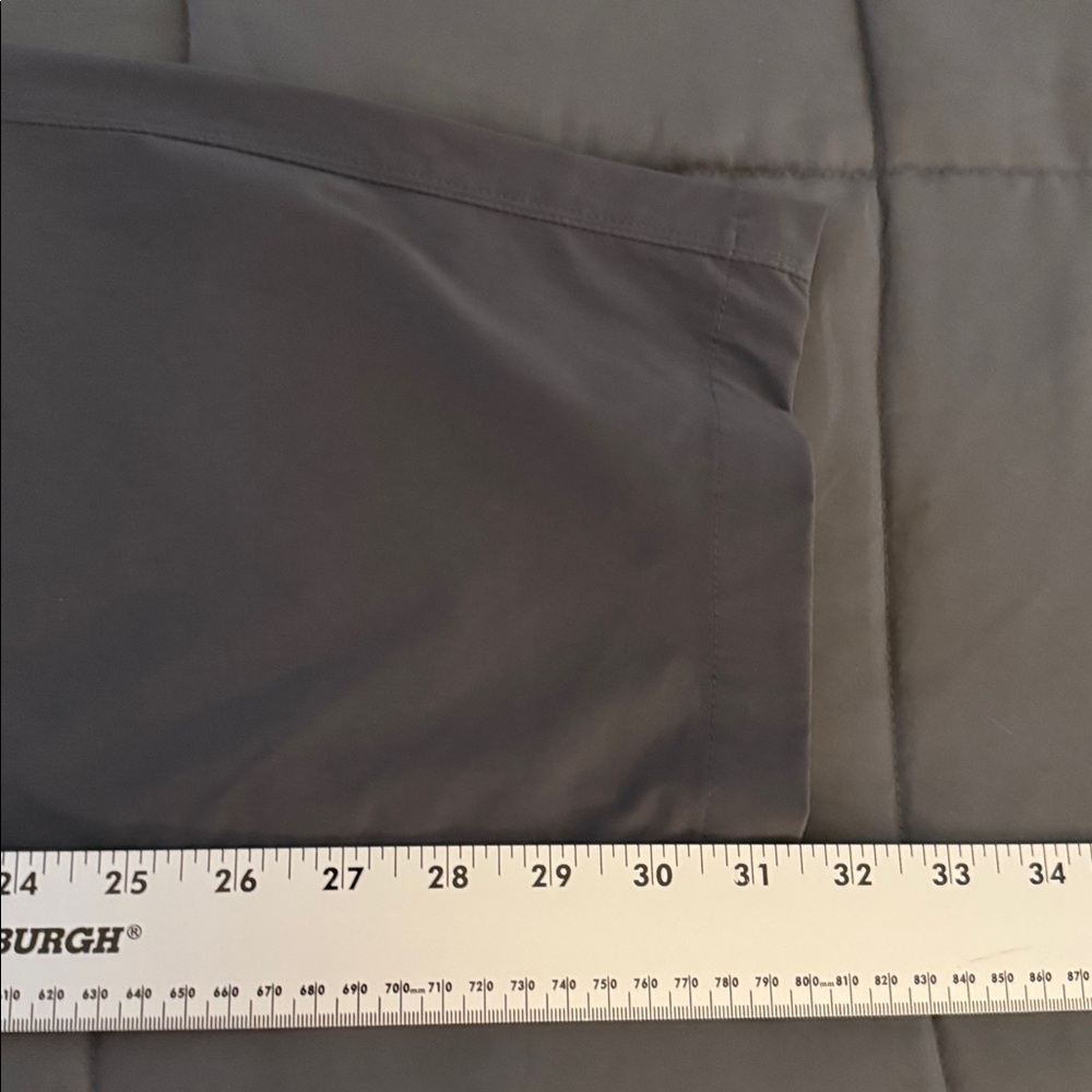 Patagonia stretch Charcoal athletic drawstring Pants size 16 charcoal gray - Picture 6 of 8